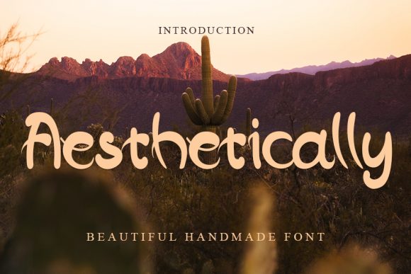 Aesthetically Font for Elegant Handmade Branding