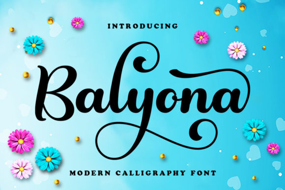 Balyona: The Premium Script Font for Digital Impact