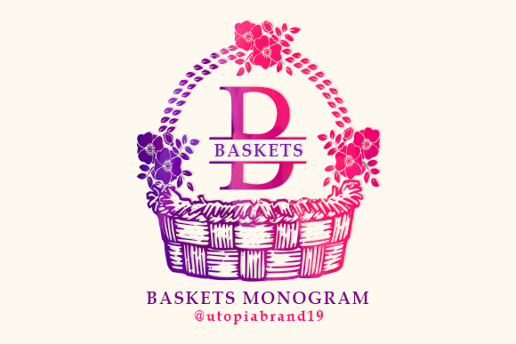 Baskets Monogram Font for Elegant Branding