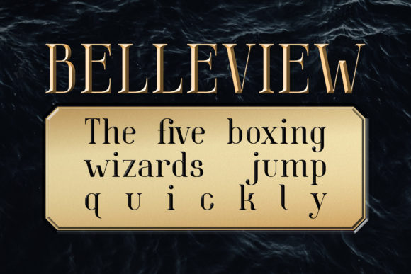 Belleview: A Tall Serif Font for Makers