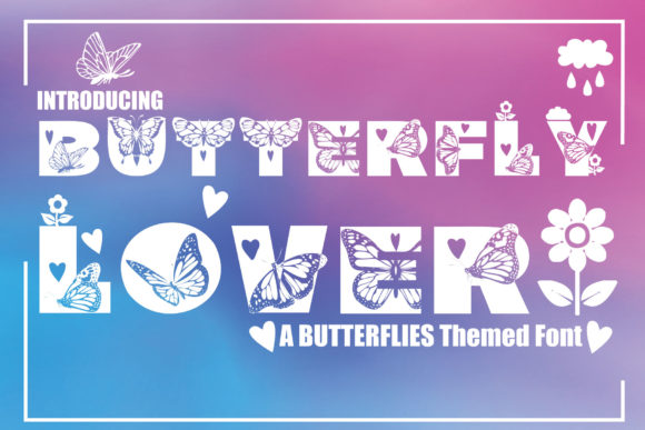 Butterfly Lover: A Whimsical Display Font for Web Design