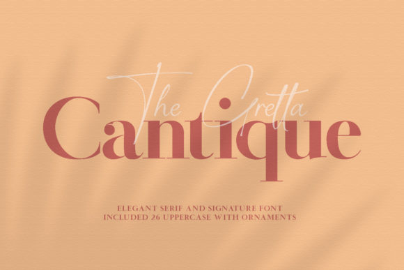 Cantique: A Versatile Serif and Script Duo for Editorial Design