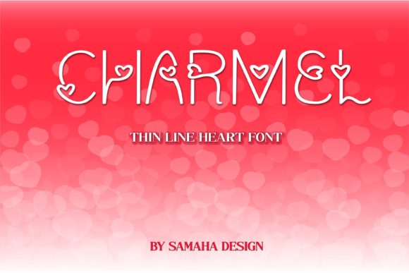 Charmel: A Romantic Decorative Font for Love-Themed Campaigns