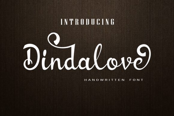 Dindalove: The Handwritten Font for Warm Branding