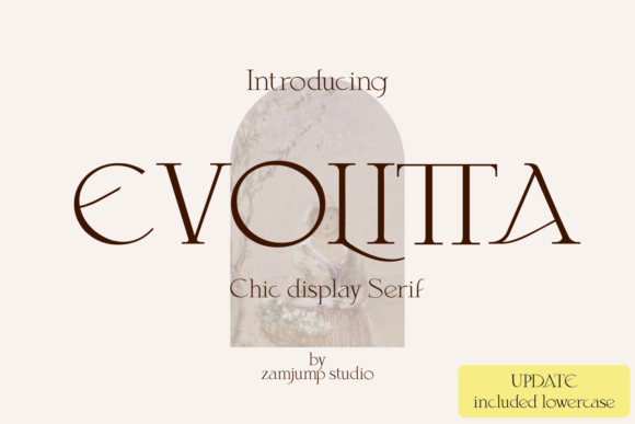 Evolitta: A Thin Serif Font for Modern Editorial Design