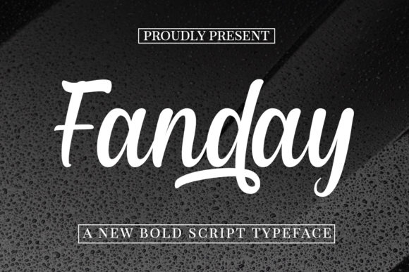 Fanday: A Bold Handwritten Font for Editorial Impact