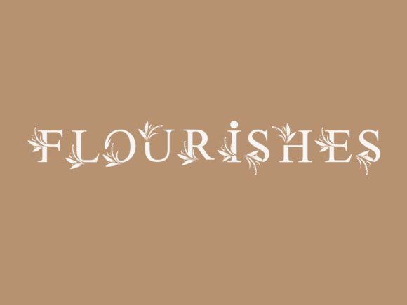 Flourishes: An Elegant Decorative Font for Branding