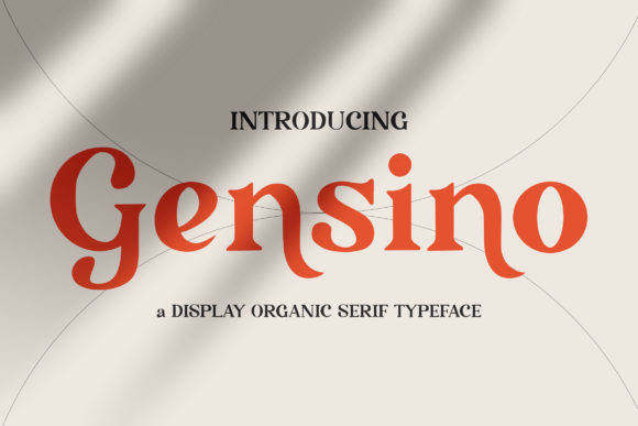 Gensino: A Charming Serif Font for Editorial Design