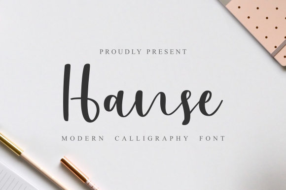 Hanse: A Script Handwritten Font for Editorial Design