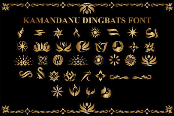 Kamandanu Dingbats Typeface for Campaigns