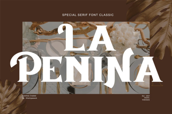La Penina Typeface for Bold Editorial Design
