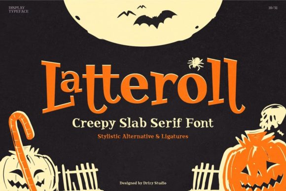 Latterol: A Whimsical Serif Font for Makers