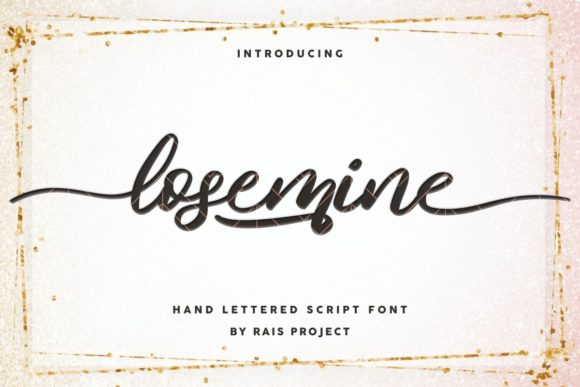 Losemine Font Review: Elegant Script for Designers