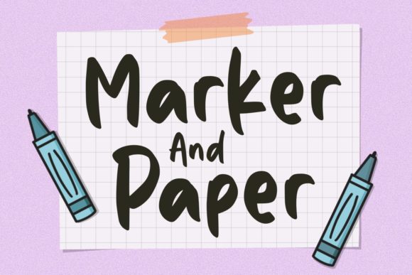 Marker and Paper: The Handwritten Font for Clear Campaigns