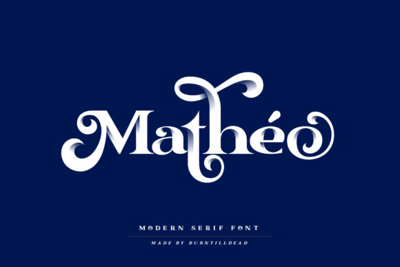 Matheo Typeface for Bold Campaign Design
