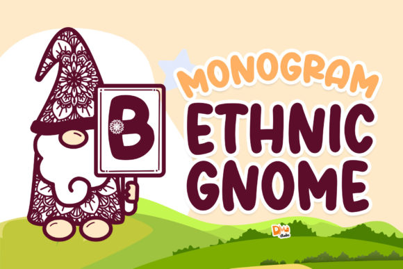 Monogram Ethnic Gnome: A Quirky Typeface for Digital Brands