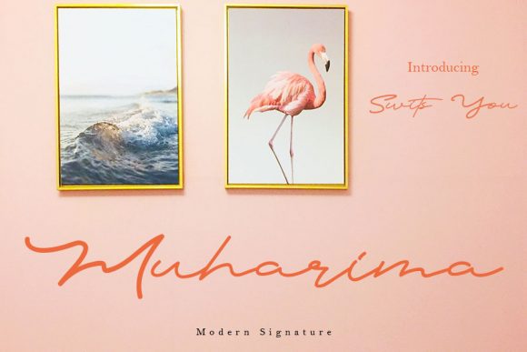 Muharima Font for Elegant Editorial Design