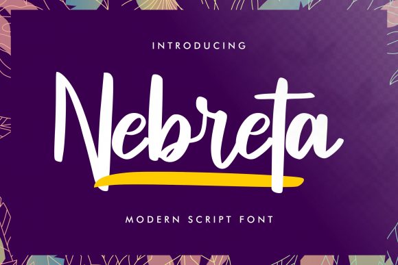 Nebreta Font Review for Bold Campaign Design