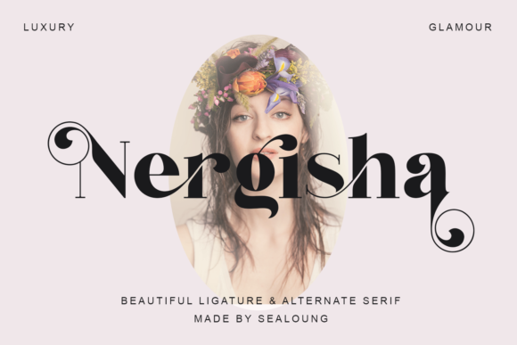 Nergisha: A Trendy Serif Font for Makers