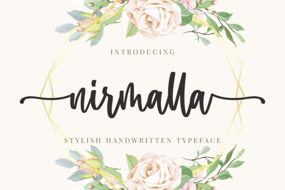 Nirmalla: A Light Handwritten Font for Makers