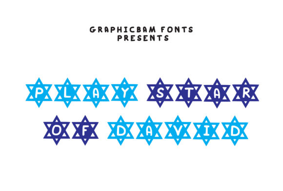 Play Star of David Typeface for Editorial Design