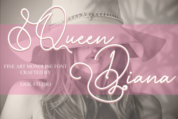 Queen Diana: Elegant Script Handwritten Fonts for Editorial Design