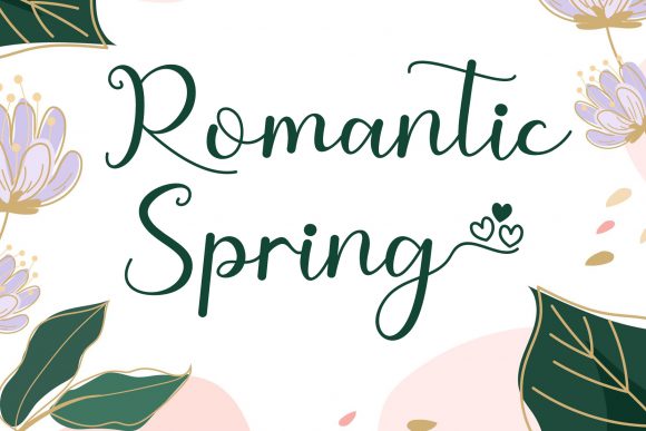 Romantic Spring: A Premium Script Handwritten Font