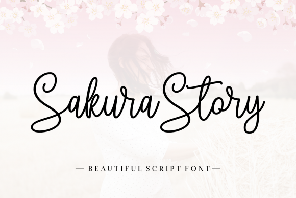 Sakura Story Font for Elegant Branding