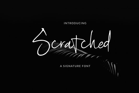 Scratched: A Light Handwritten Font for Editorial Design