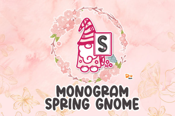 Spring Gnome Monogram: A Whimsical Typeface for Makers