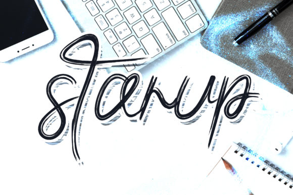 Starup: A Minimal Handwritten Typeface for Modern Editors