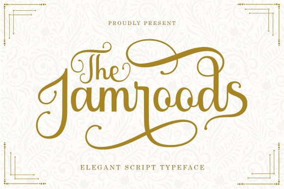 The Jamroods: Elegant Script Font for Small Business Branding