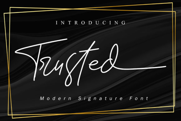 Trusted: A Light Handwritten Font for Makers